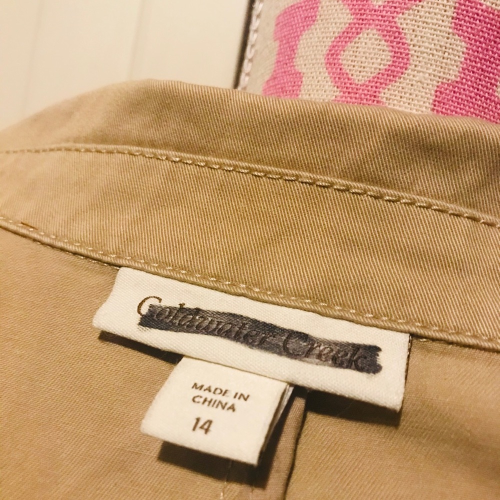 Coldwater Creek tan blazer - Picture 5 of 5